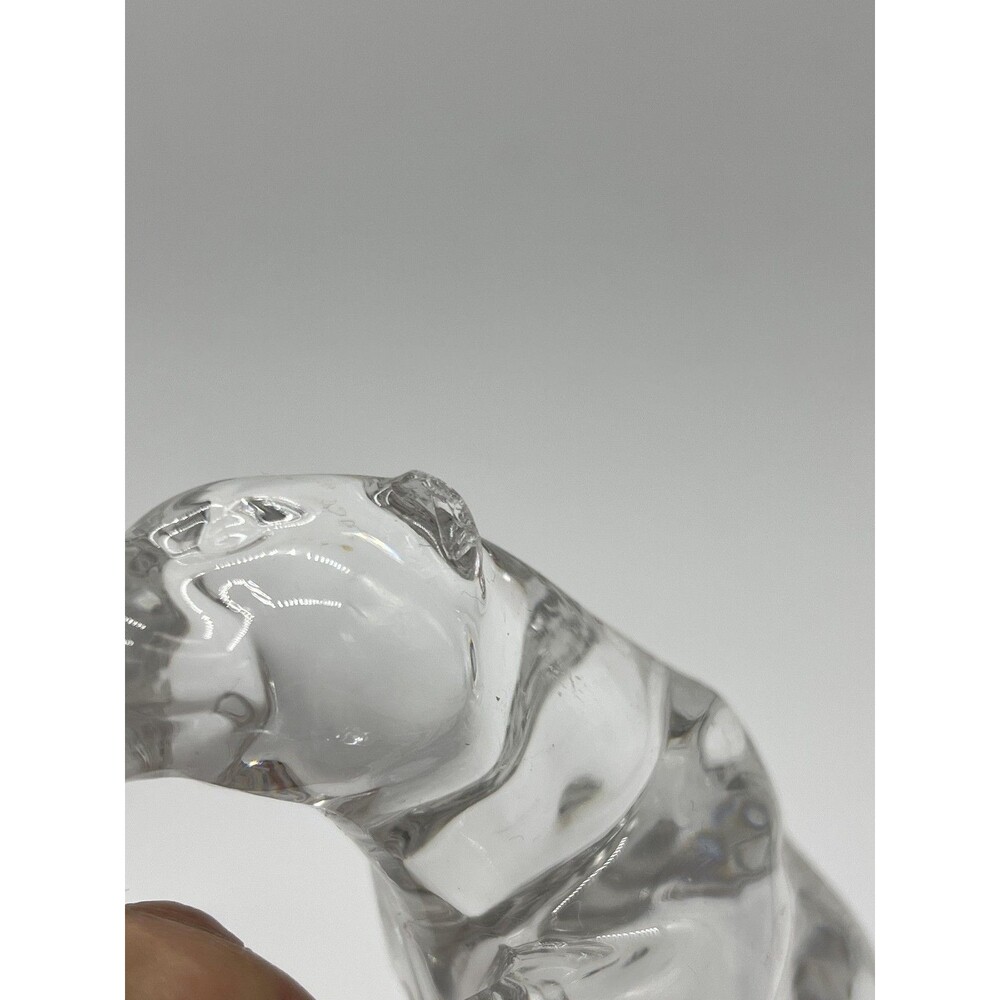 Wonders Of The Wild Crystal Panther Figurine 24% Lead Clear Germany Cat Decor - Picture 4 of 9